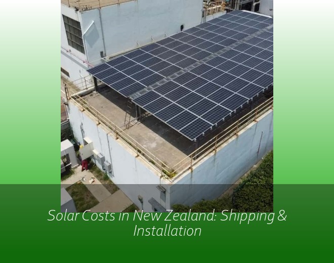 Solar Costs in New Zealand: Shipping & Installation